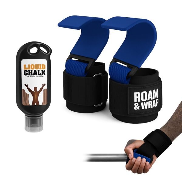 Roam & Wrap- Gym Hooks (Blue)