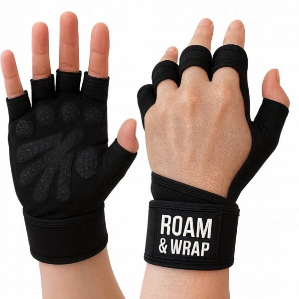 Roam & Wrap- Gym Gloves - (M,L,XL)