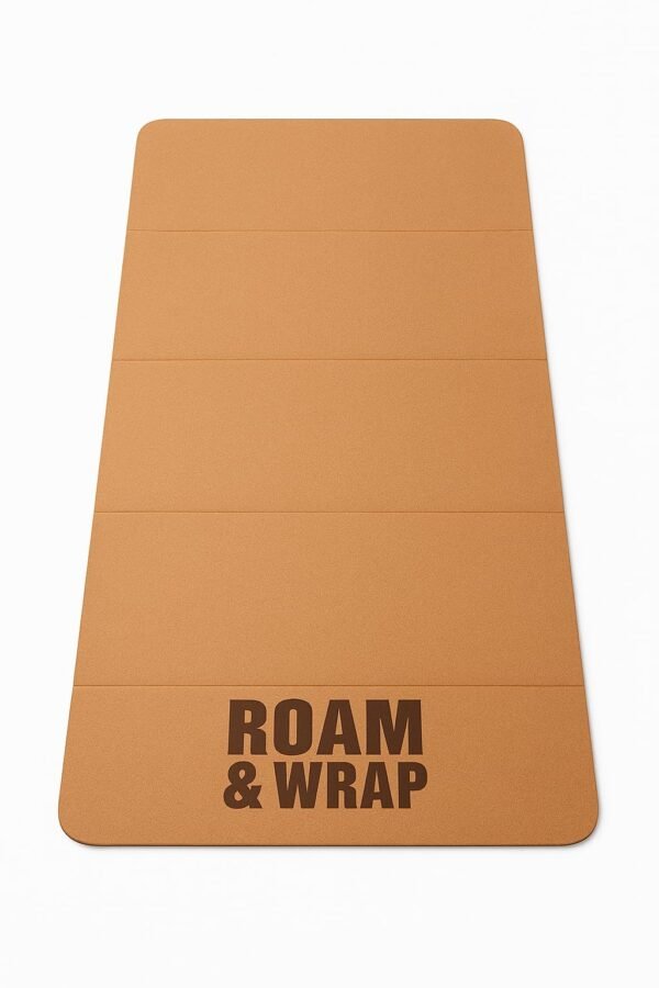 Roam & Wrap- Foldable Cork Yoga Mat (New) - Image 5