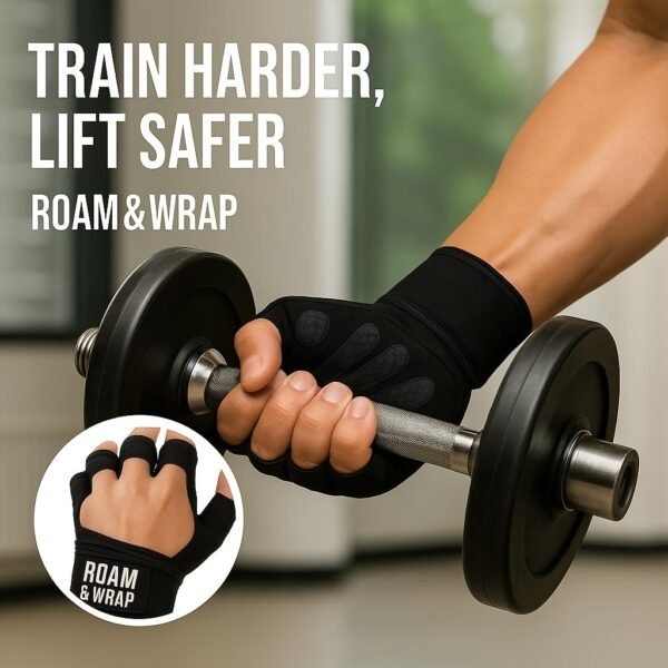 Roam & Wrap- Gym Gloves - (M,L,XL) - Image 3
