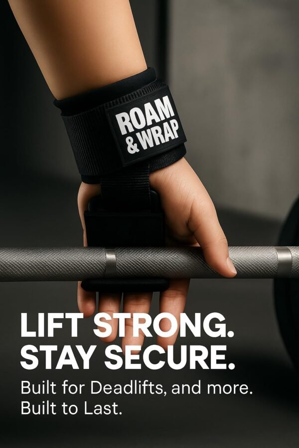 Roam & Wrap- Gym Hooks (Black) - Image 2