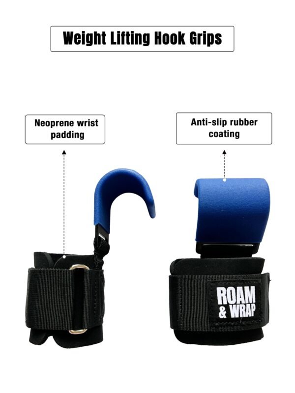 Roam & Wrap- Gym Hooks (Blue) - Image 5